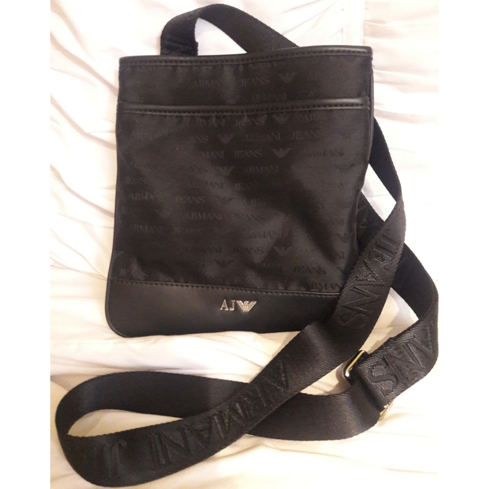 ARMANI JEANS cross body fabric bag